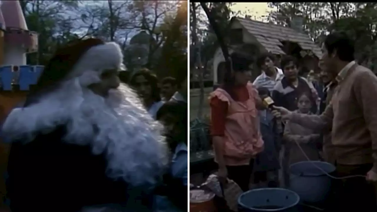 Así se festejaba la Navidad en la Alameda durante 1980 | VIDEO