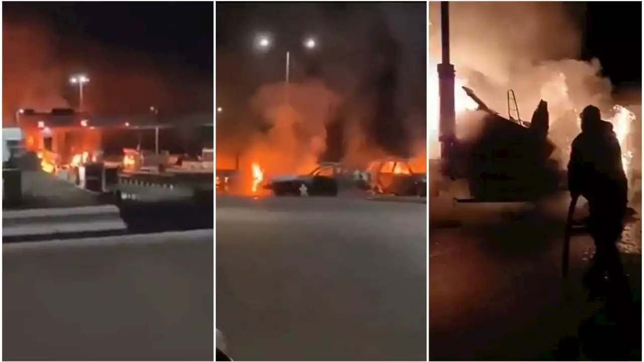 VIDEOS: Motín en penal y bloqueos con autos incendiados en Zacatecas por operativo