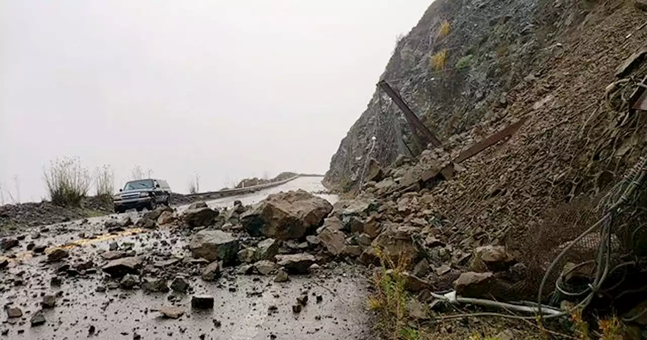 Rockslide closes 40-mile stretch of California's Highway 1 near Big Sur