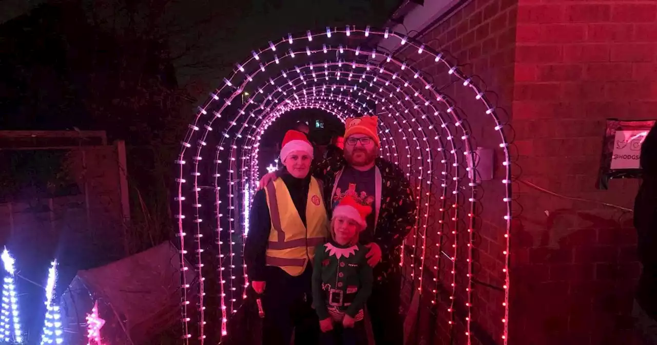 Leeds family inspired by Disneyland create Christmas wonderland in own garden