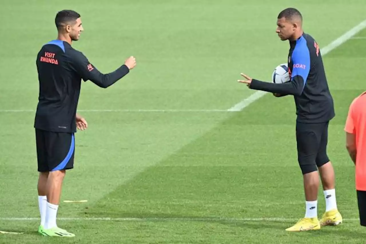 Kylian Mbappé a rendu visite à Achraf Hakimi, son coéquipier au PSG