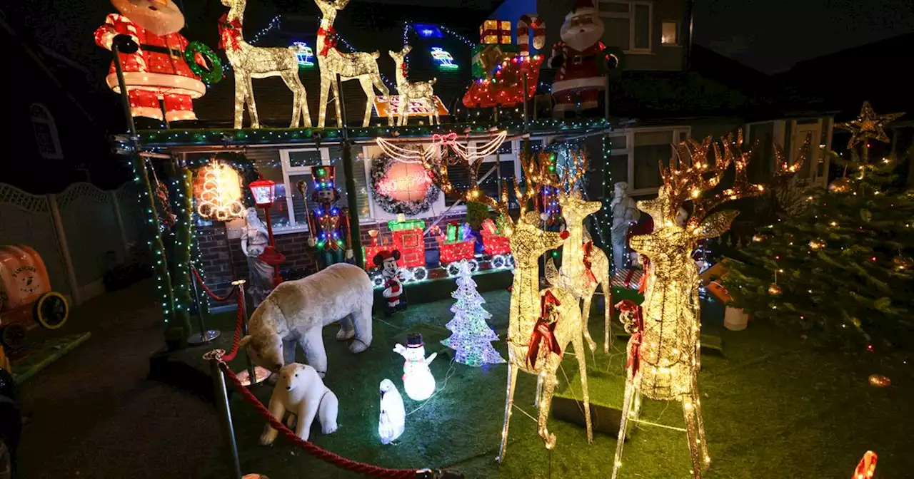 Heartbreaking reason behind amazing Christmas lights at Greater Manchester home