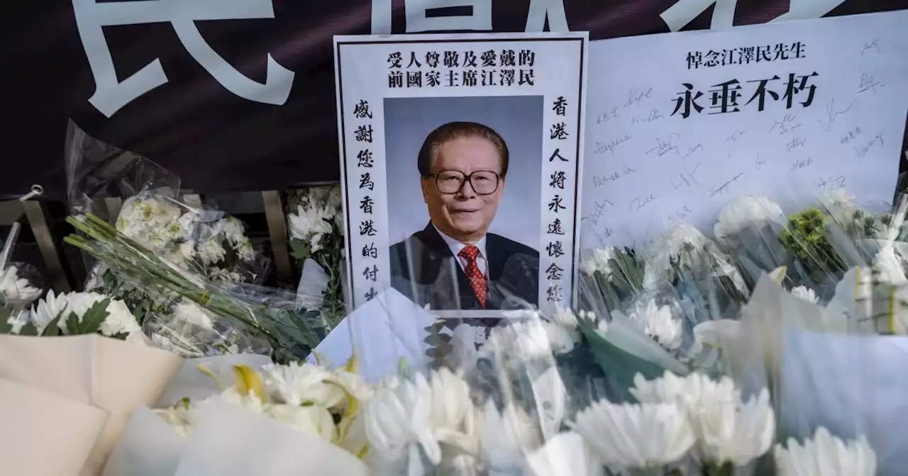 Late Chinese leader Jiang Zemin is hailed in memorial service