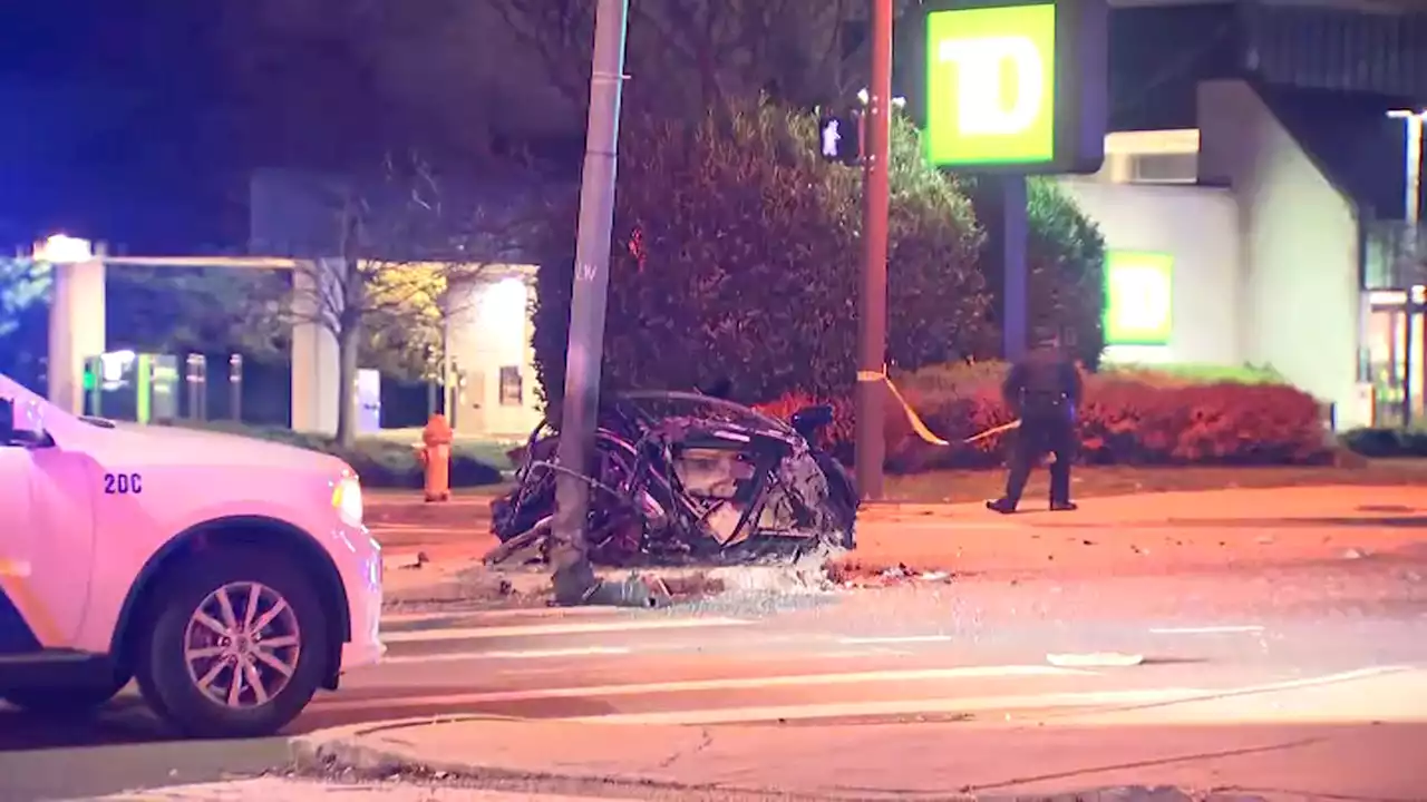 Car Torn Apart in Deadly Wreck on Northeast Philly Street