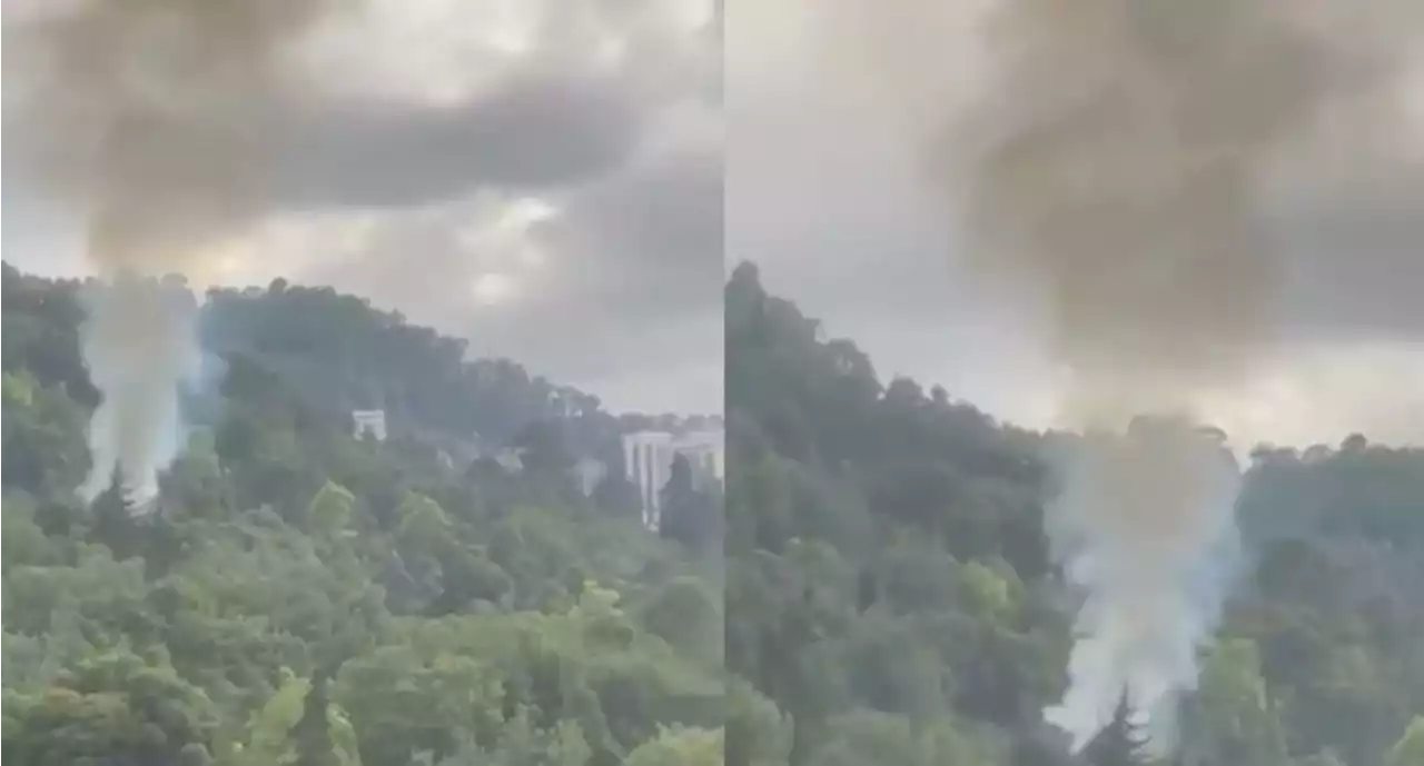 Cerros orientales de Bogotá se incendiaron, pese a que se la pasa lloviendo - Pulzo