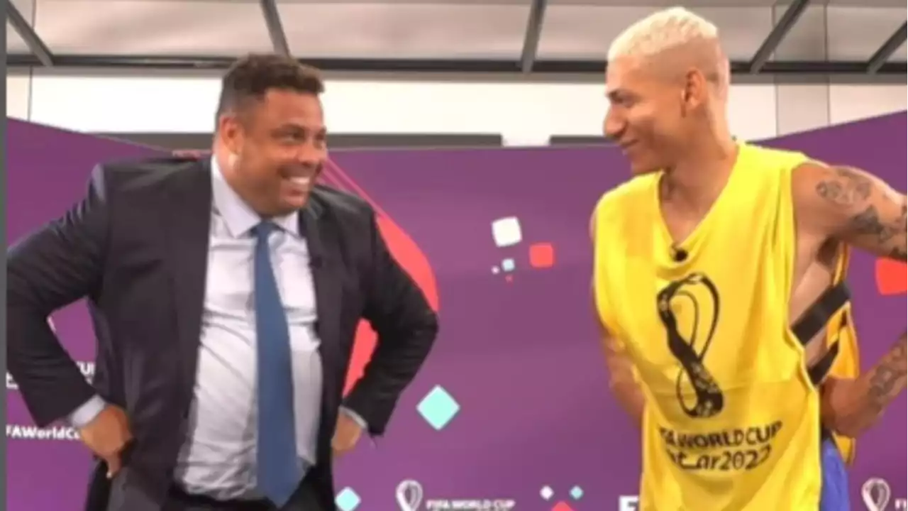 Qatar 2022: Richarlison enseñó a bailar a Ronaldo Nazairo