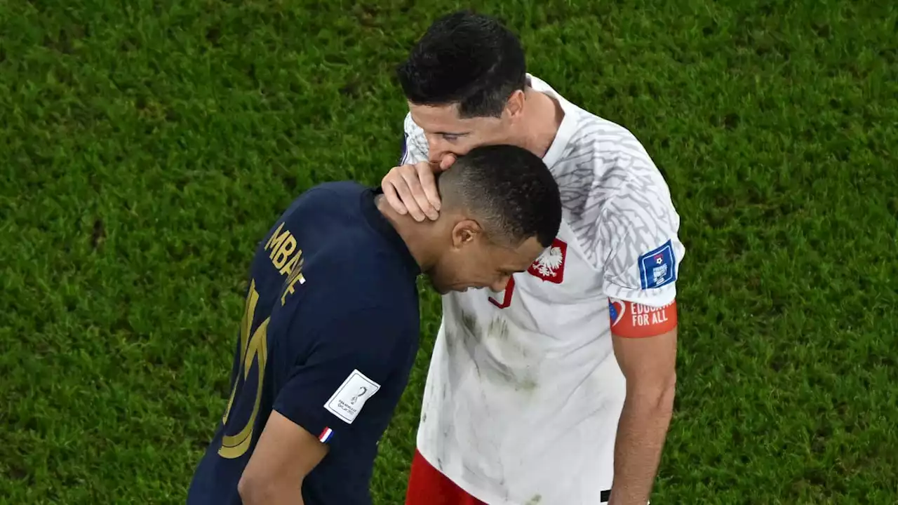 France-Pologne: ce que Lewandowski a dit à Mbappé au coup de sifflet final