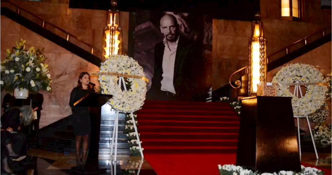 Inbal y Cultura realizan homenaje a Rafael Cauduro en el Palacio de Bellas Artes