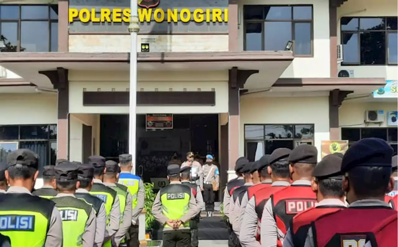 Jaga Kondusivitas di Pilkades Serentak, Polres Wonogiri Sebar 443 Anggota