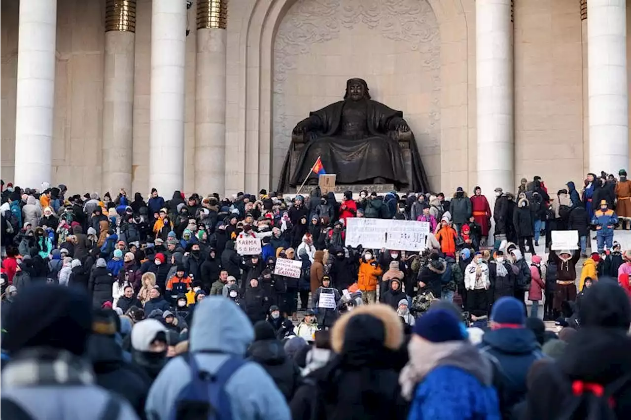 Thousands protest corruption, inflation in Mongolia
