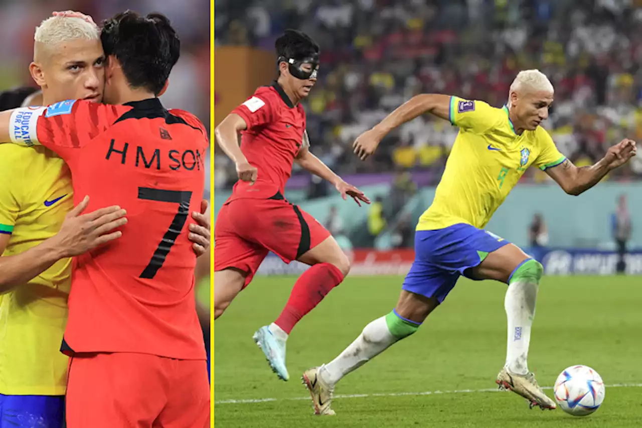 Richarlison sends heartfelt message to team-mate Son after Brazil send South Korea out