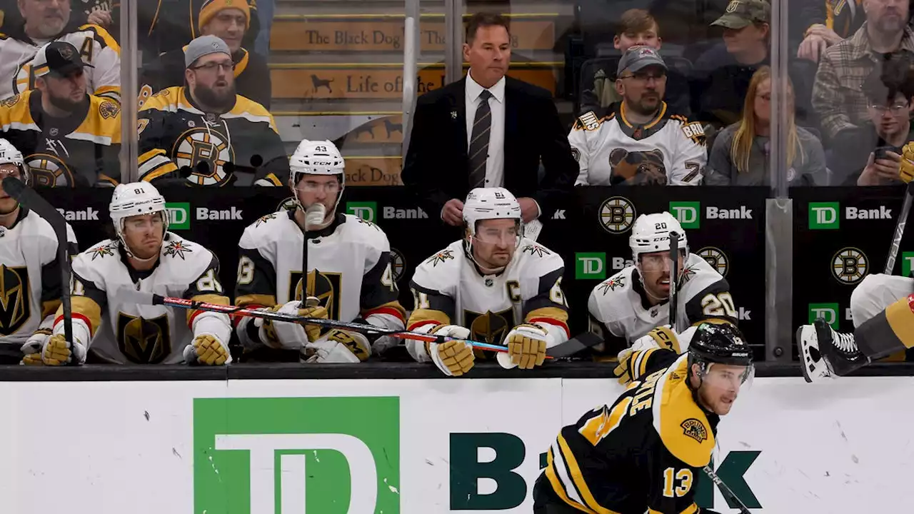 Golden Knights snap Bruins' consecutive home wins record in ex-coach Bruce Cassidy's return