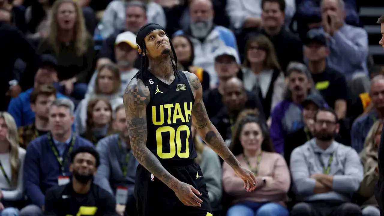 Jazz' Jordan Clarkson fined $15K for throwing headband into stands in loss to Portland