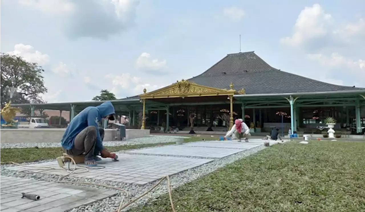 Jelang Pernikahan Kaesang, Taman Pura Mangkunegaran Dipercantik