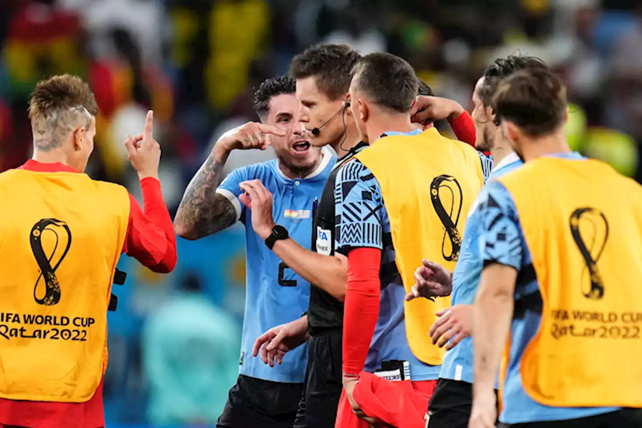 Uruguay players charged for confronting World Cup referee - BusinessMirror