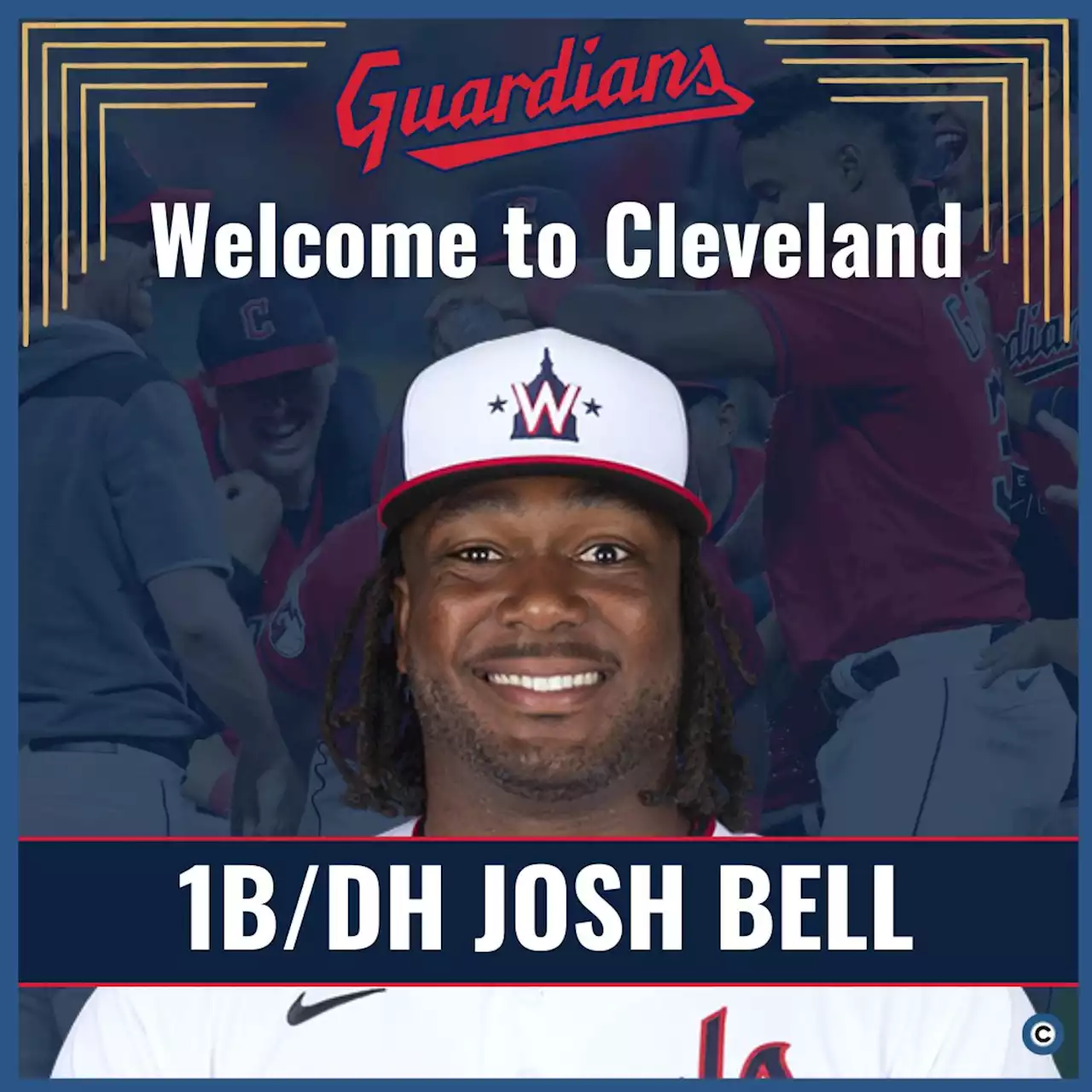 Guardians agree to 2-year deal with free agent first baseman-DH Josh Bell at winter meetings