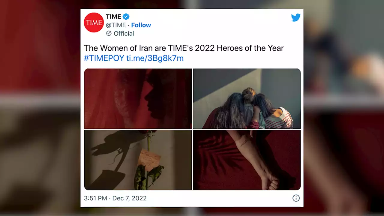 Les Iraniennes désignées «héroïnes de l'année» par Time magazine