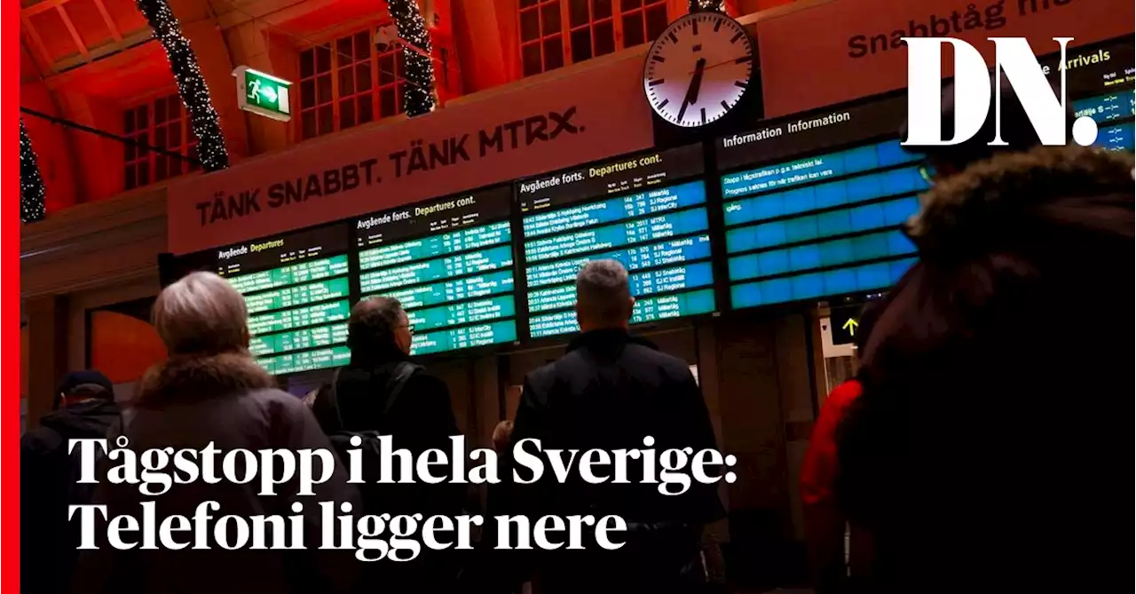 Tågen rullar igen efter totalstoppet