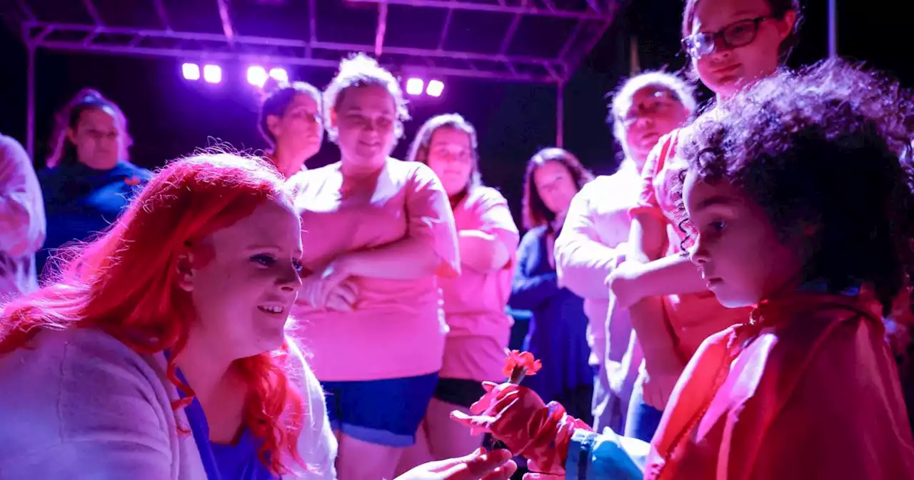 In rural North Texas, community gathers to mourn Athena Strand