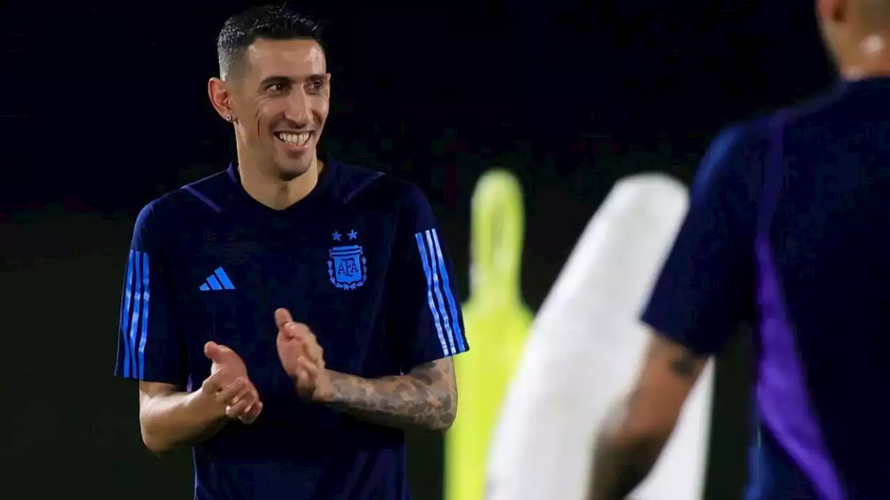 Festeja Scaloni: la gran noticia que recibió Ángel Di María antes del partido con Países Bajos