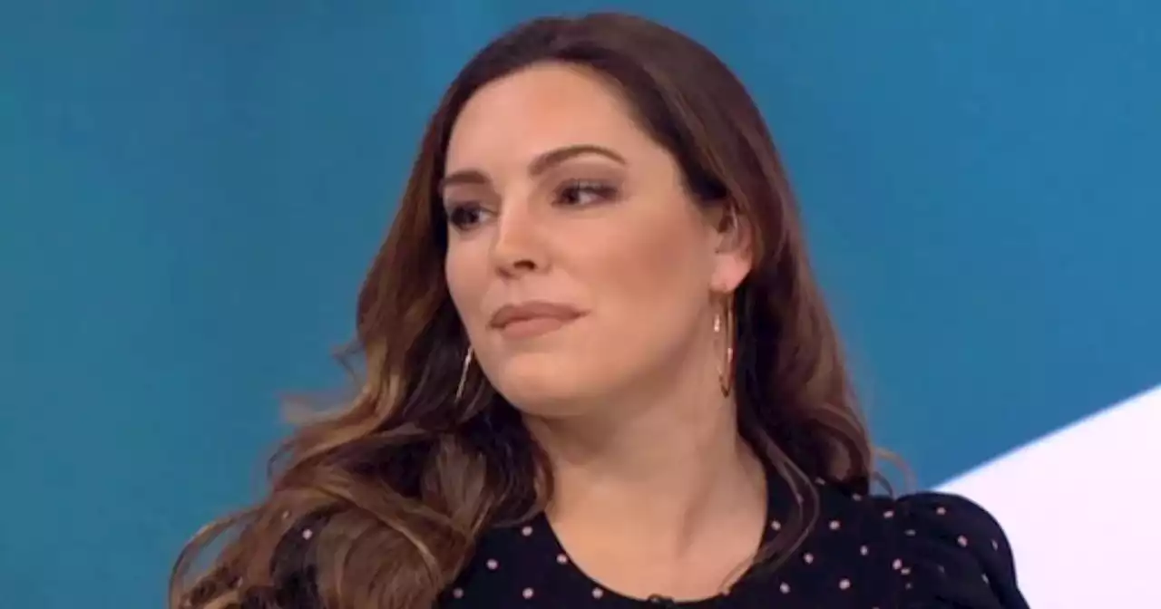 Kelly Brook looks 'gorgeous' in £29 green sequin Tesco F&F dress