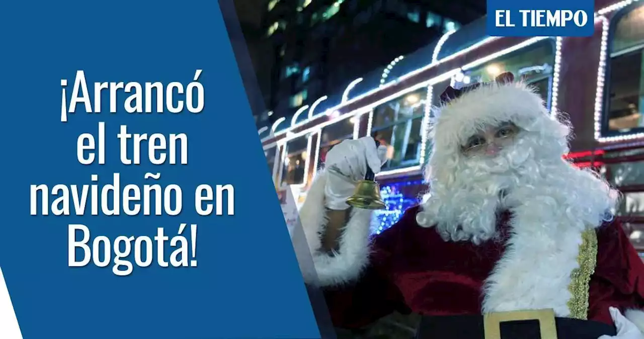 Comienza a rodar el tren navideño por Bogotá