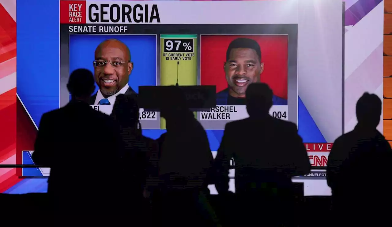 Georgia U.S. Senate runoff between Warnock and Walker too close to call