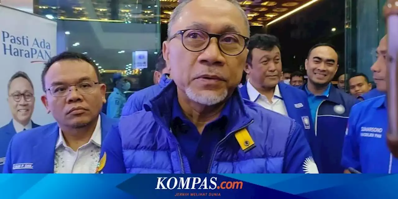 Zulhas Tak Larang Kader PAN Daerah Dukung Anies atau Ganjar, asalkan...