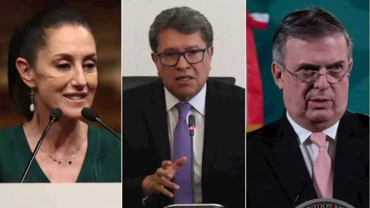 Sheinbaum, Ebrard y Monreal van a debate entre corcholatas de Morena rumbo al 2024