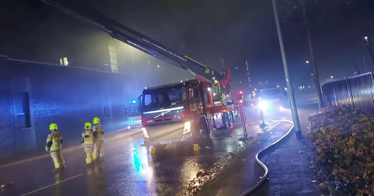 Huge fire at Leeds City College as crews tackle devastating blaze