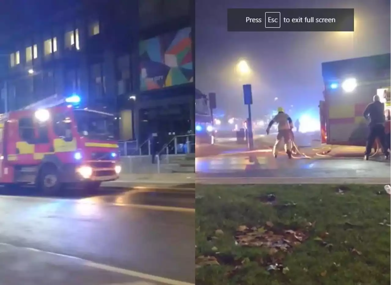 Watch firefighters tackle Leeds City College blaze as full statement released