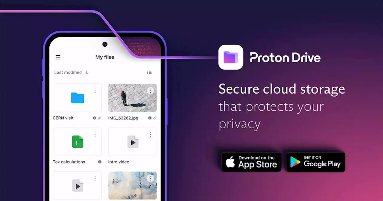 Proton Drive : des apps iOS et Android pour gérer le stockage cloud et local chiffré sur mobile