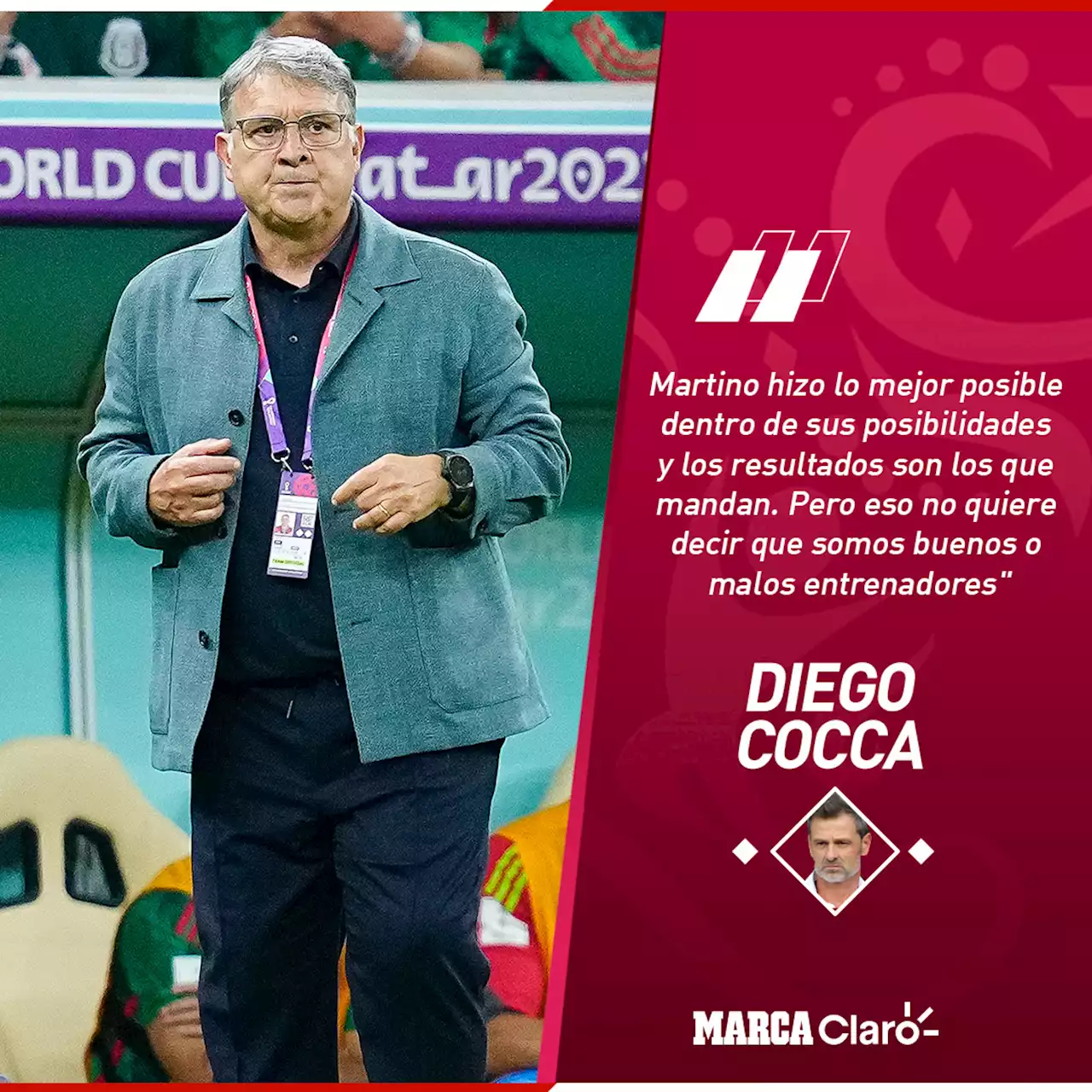 Diego Cocca: 'Tata Martino hizo lo mejor posible'