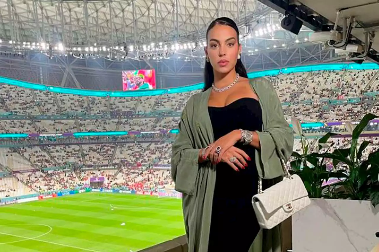 Georgina Rodríguez, molesta tras la falta de minutos de Cristiano Ronaldo ante Suiza