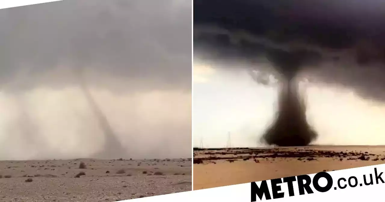 Rare tornado and hail hits Qatar days before England take on France