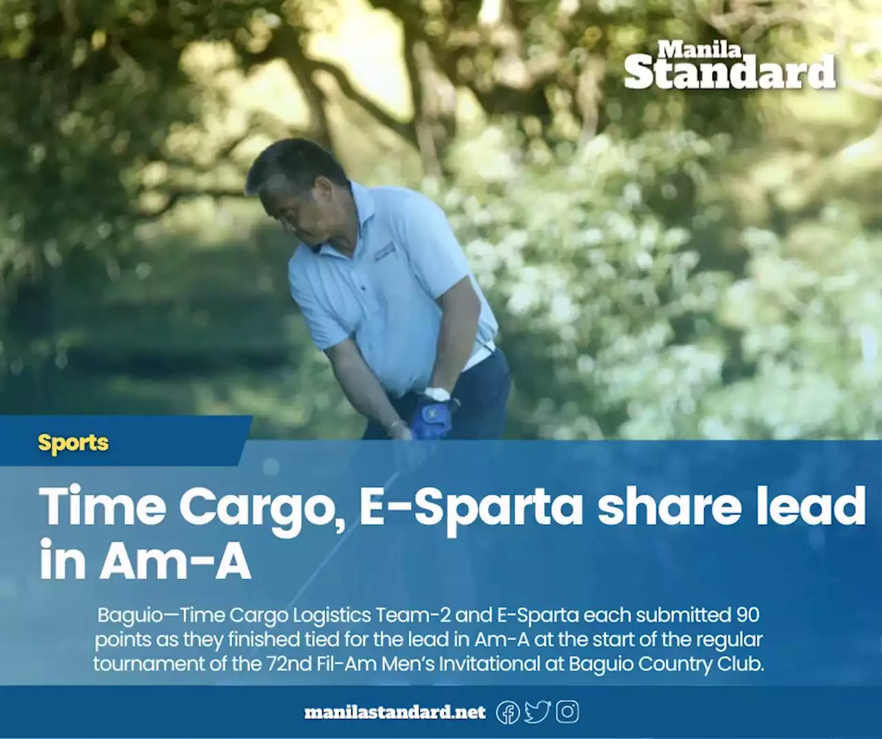 Time Cargo, E-Sparta share lead in Am-A