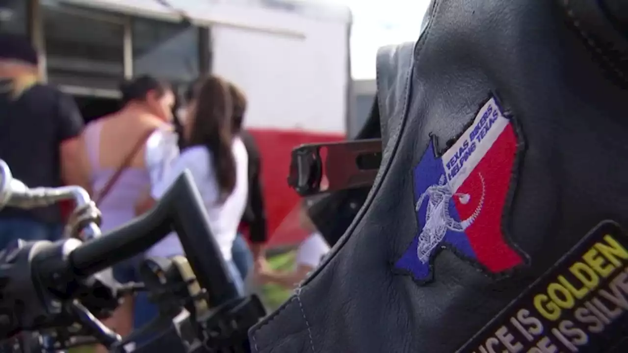 Texas Bikers Cook Free Meals for Food Bank Clients