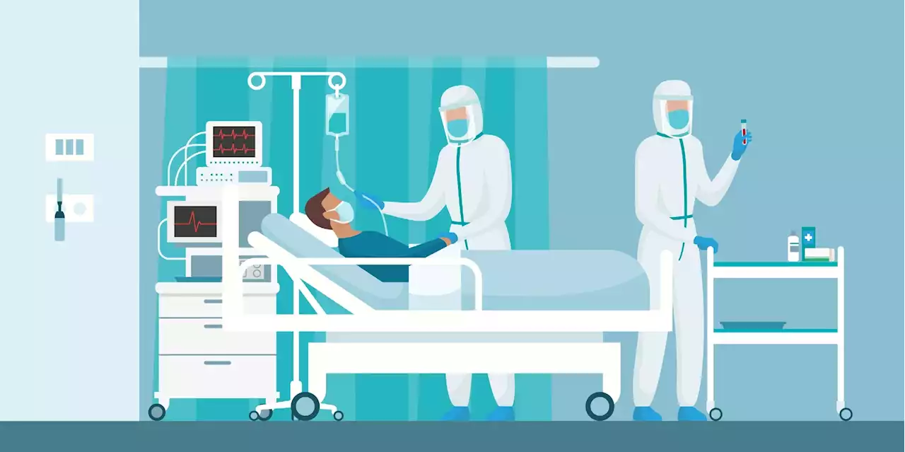 What is the prevalence of pulmonary tissue injury among hospitalized COVID-19 patients?