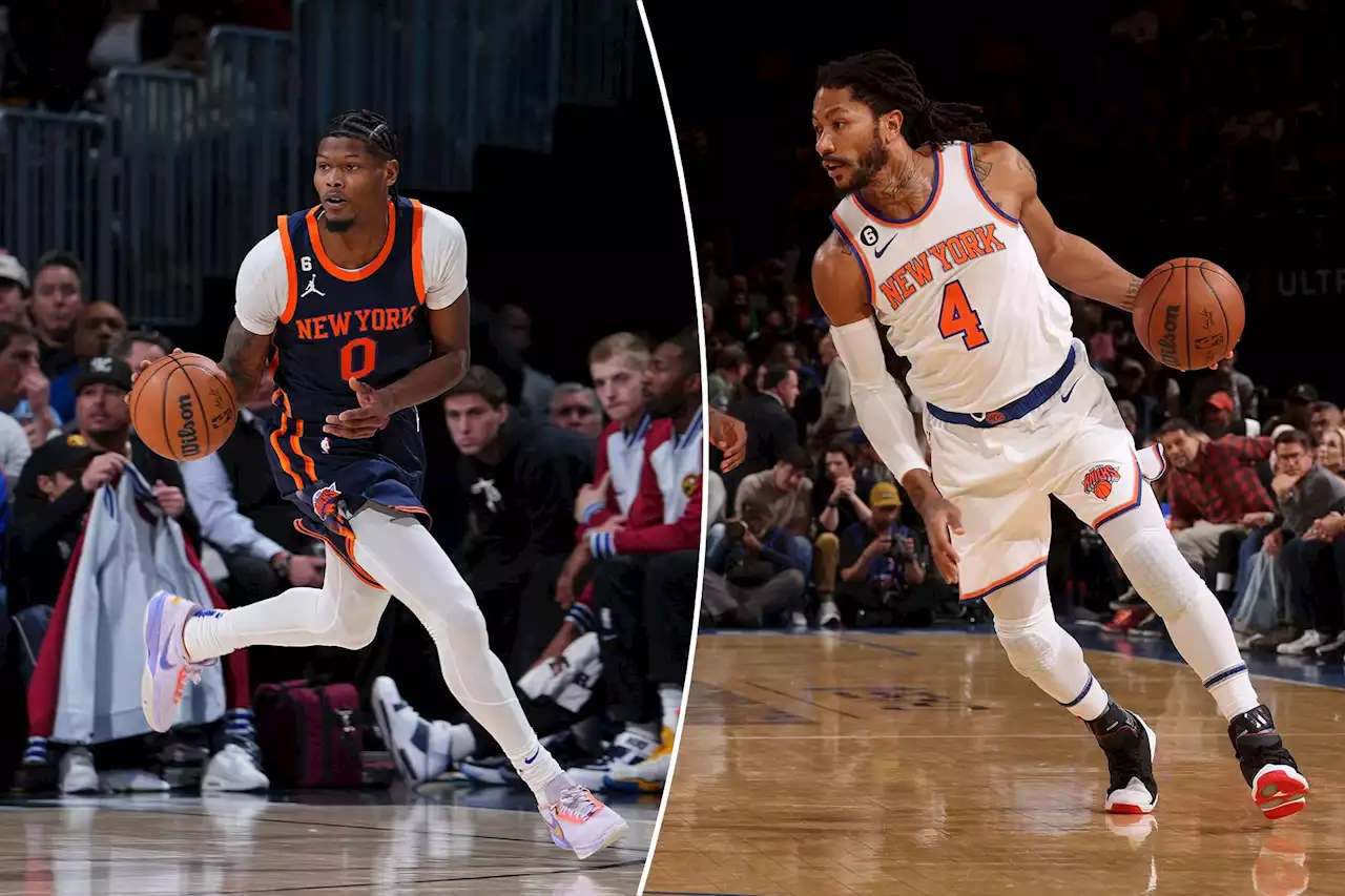 Derrick Rose, Cam Reddish odd men out in Knicks rotation shakeup