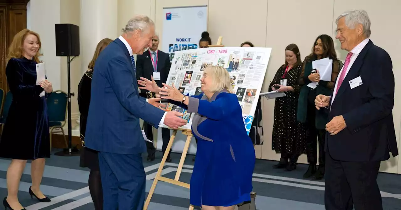 Lady is overjoyed as she meets King Charles in sweet moment