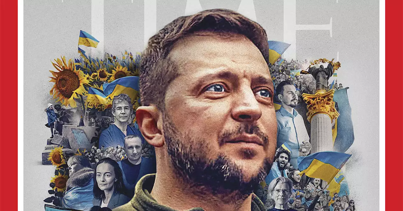 Volodimir Zelenski se 'roba' la portada de la revista Times como persona del año