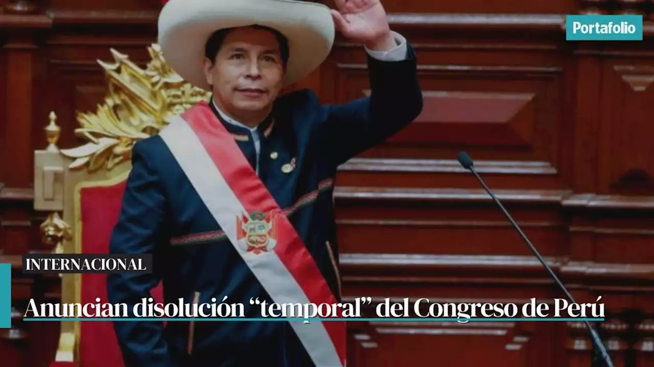 Presidente de Perú disuelve el Congreso y declara estado de excepción