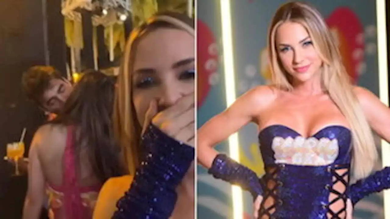 Cantora Gabi Martins filma amiga beijando seu ex Gui Napolitano durante a Farofa da Gkay