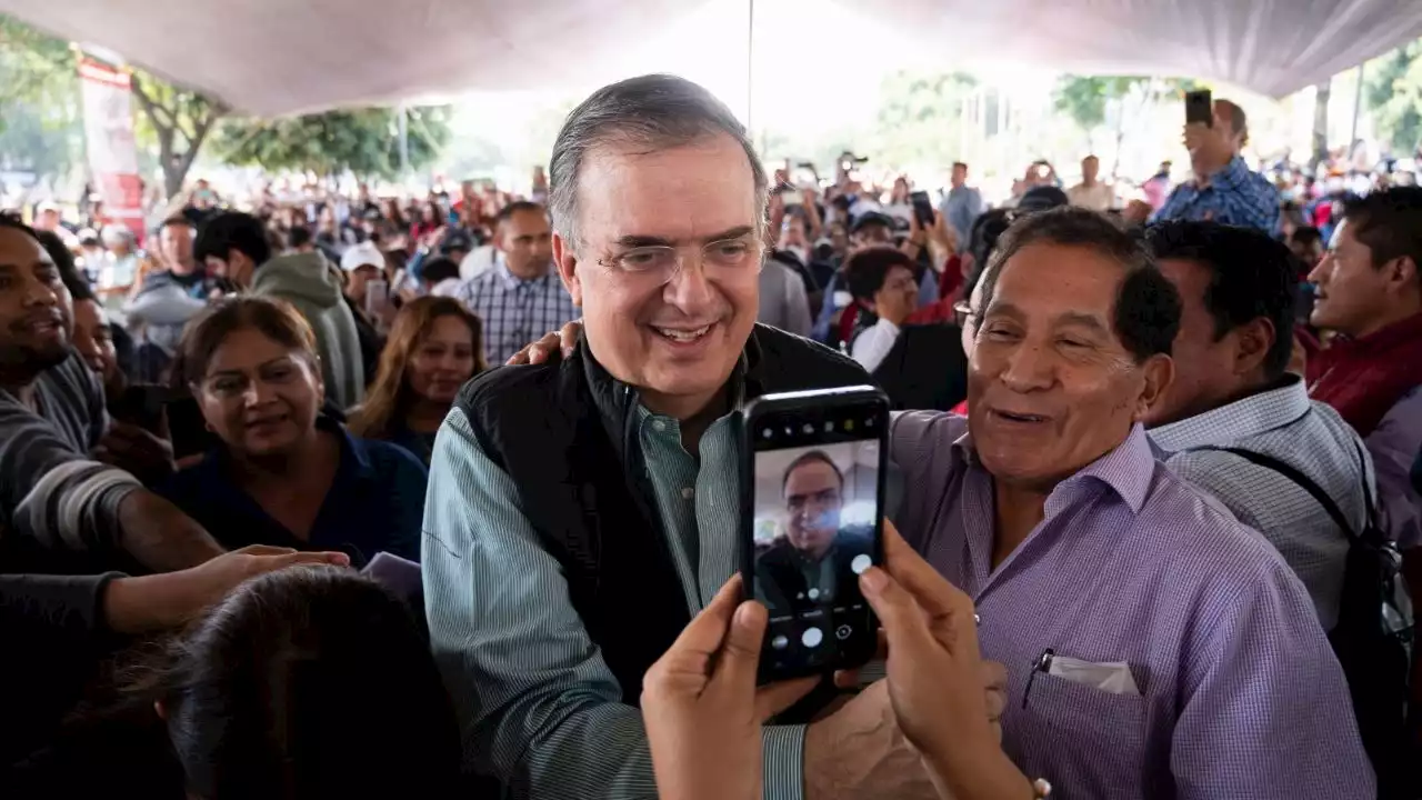 Ebrard insiste en debatir con Sheinbaum y Adán Augusto previo a la encuesta de Morena