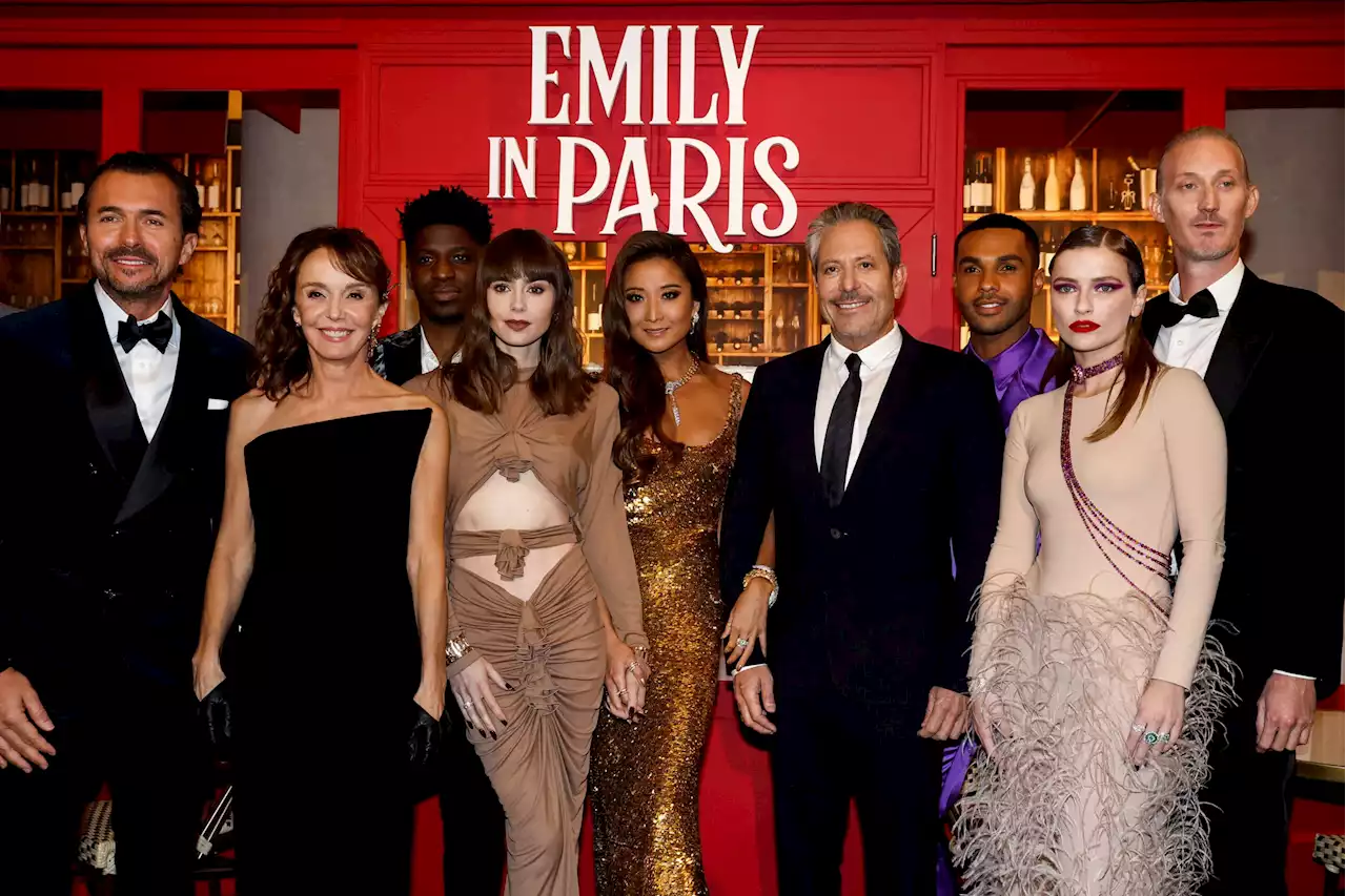 Netflix hit 'Emily in Paris' draws cast to French capital for global premiere