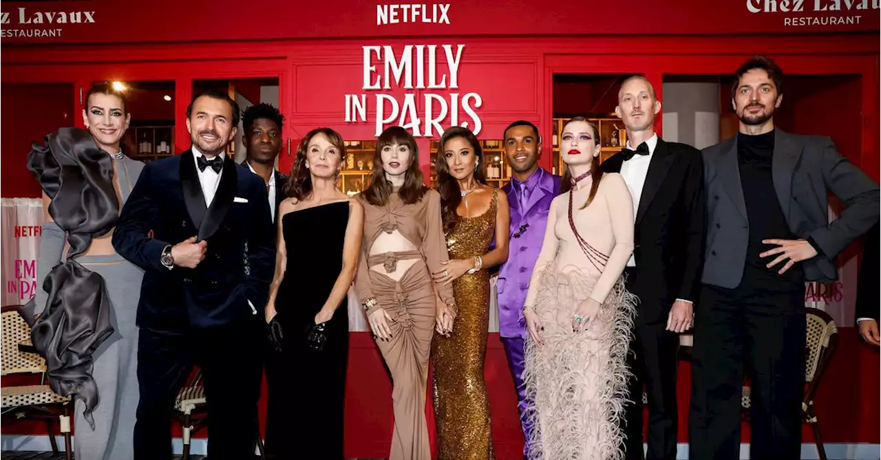 Netflix hit 'Emily in Paris' draws cast to French capital for global premiere