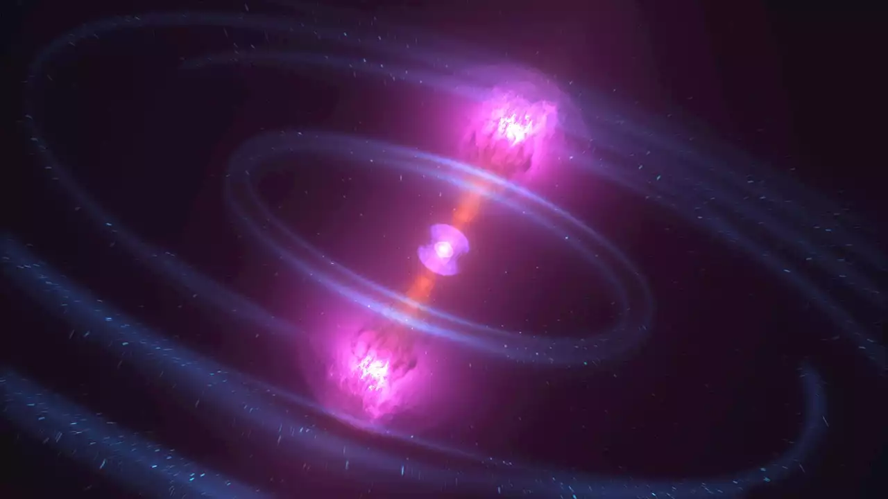 Previously Undetected Hybrid Neutron-Star Merger Event Revealed by Unusual Gamma-Ray Burst