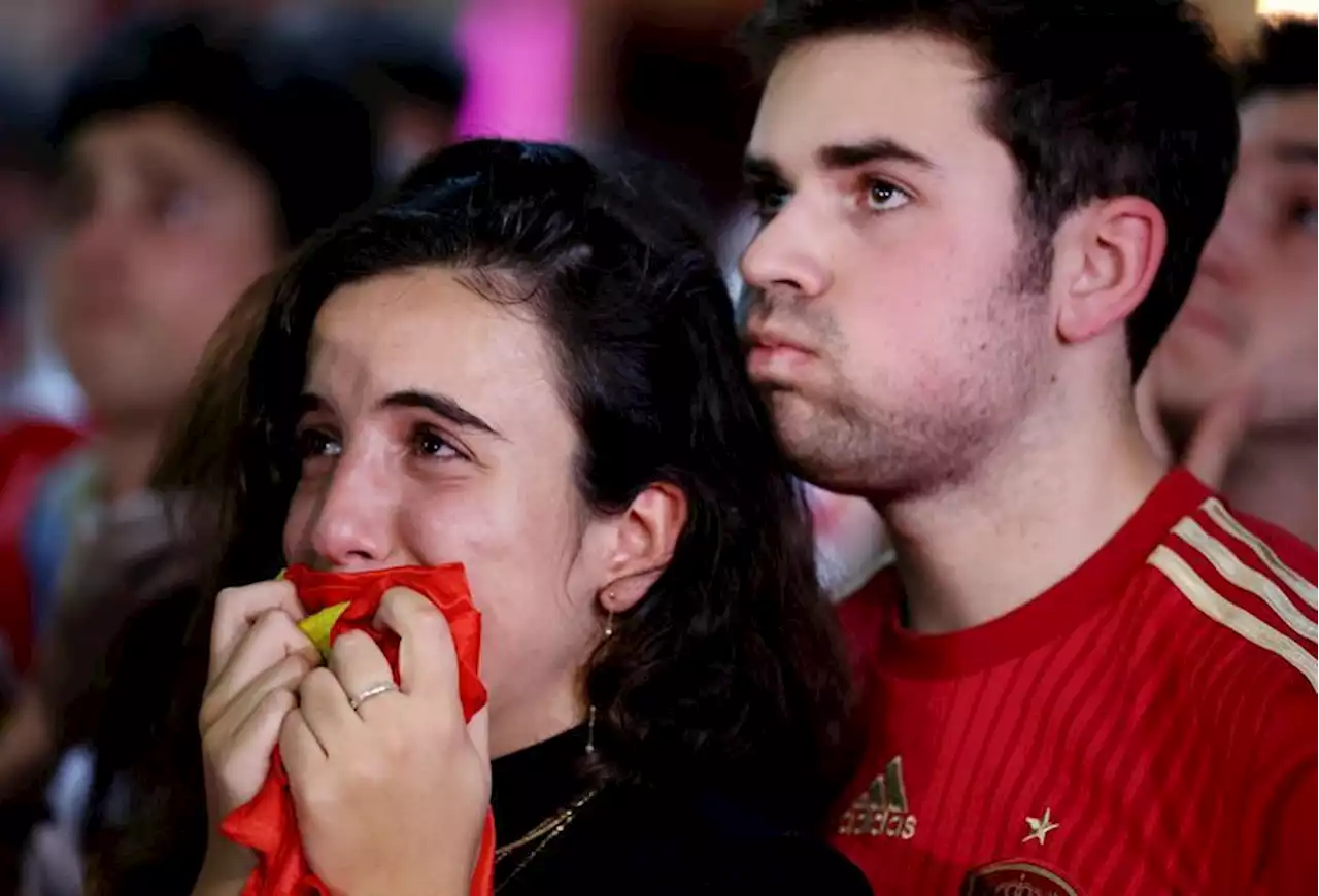 Soccer-Spain in mourning, local Moroccans rejoice at World Cup surprise