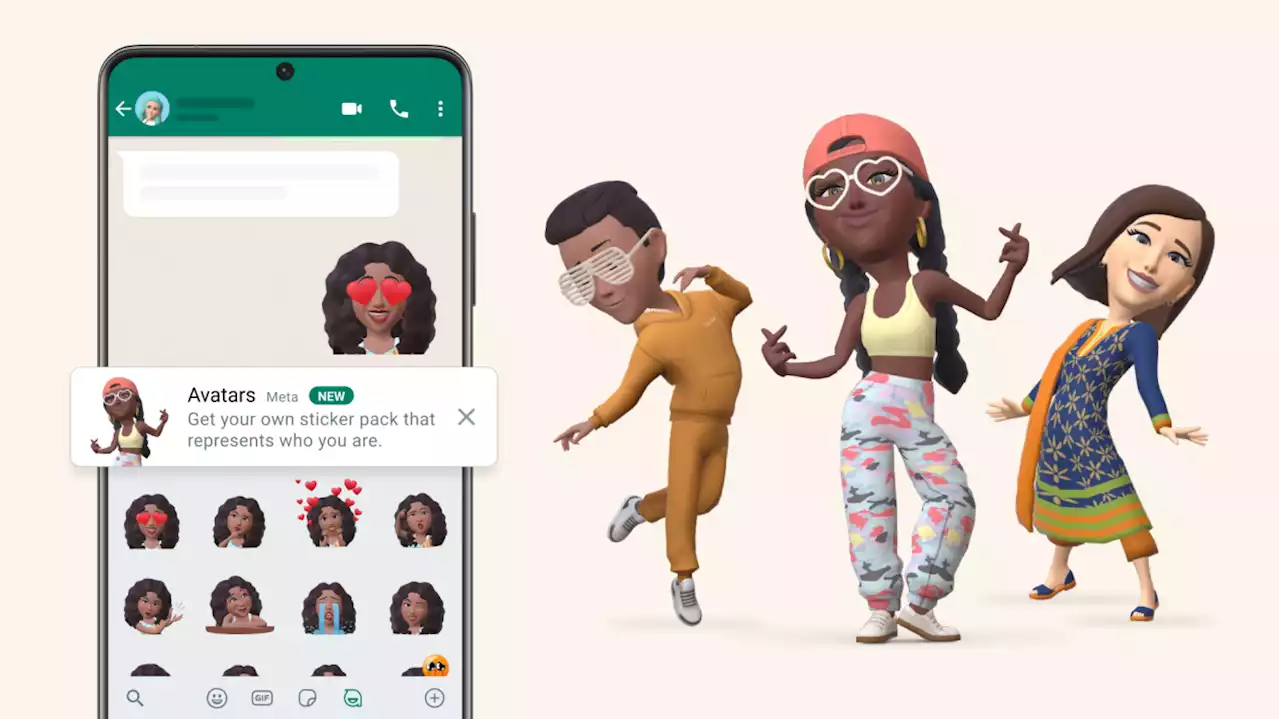 WhatsApp users can now create avatars to use as stickers or profile pics