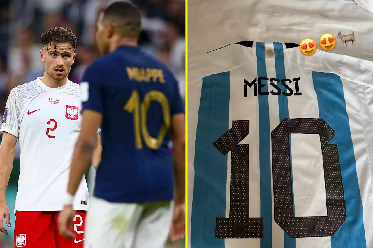 Matty Cash went to extreme lengths to keep Lionel Messi and Kylian Mbappe shirts safe